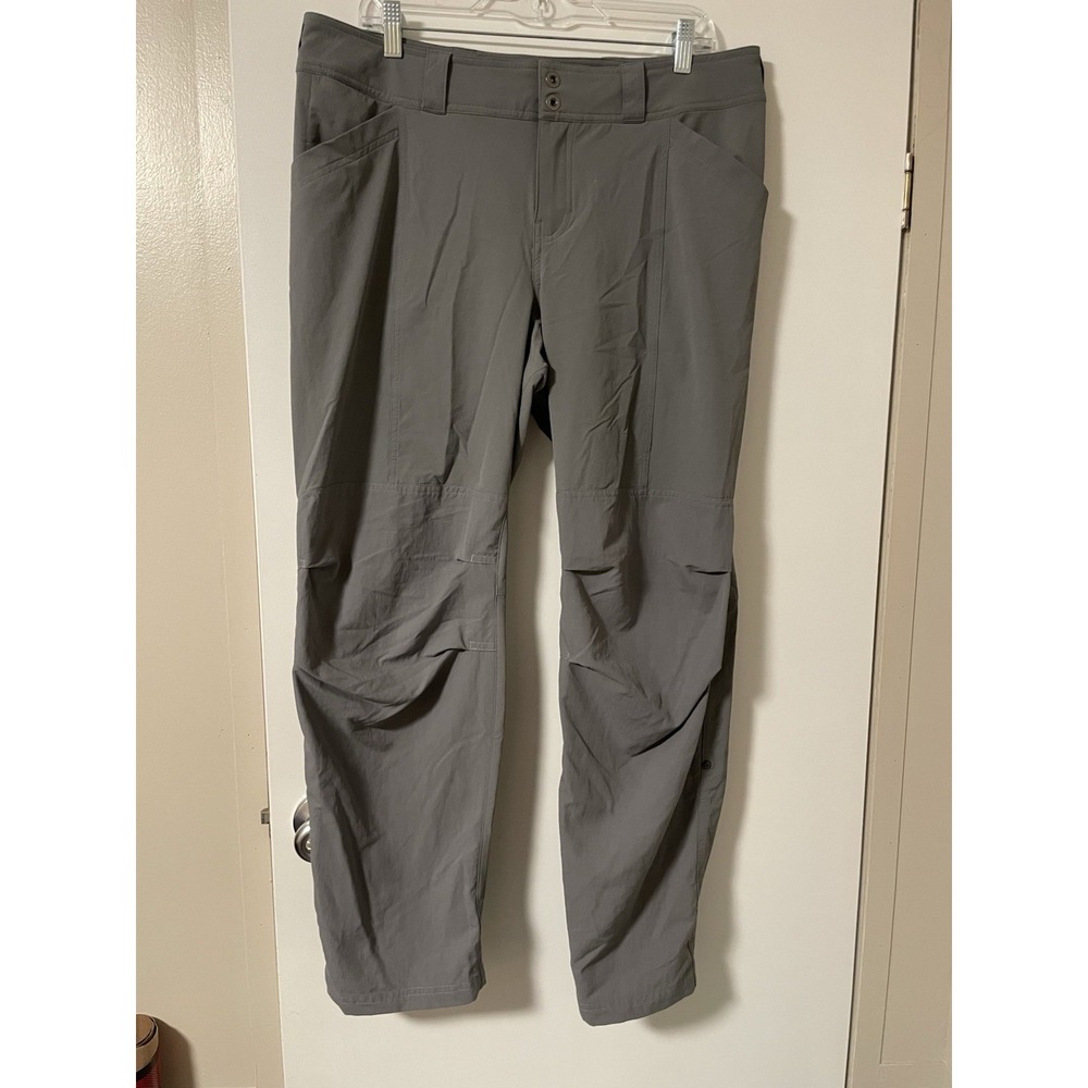 REI Co-op Screeline Pants Petite 14P Gray Hybrid Stretch Nylon Vented Hiking